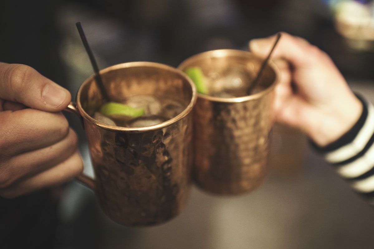 Copper Moscow Mule Mug Set (4)