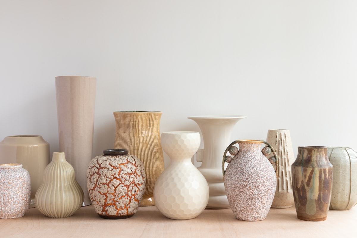 Handcrafted Ceramic Vase Collection